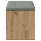Storage Bench Artisan Oak 102x42x45 cm Engineered Wood 857620