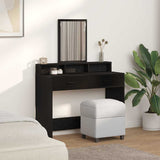 Dressing Table Black Oak 100 x 41 x 140 cm Engineered Wood 865146