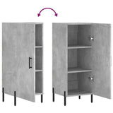 Sideboard Concrete Grey 34.5x34x90 cm Engineered Wood 828552