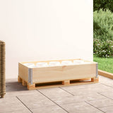 Pallet Collar 50x100 cm Solid Pine Wood 310052