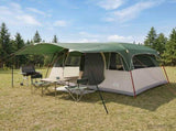 Tunnel Tent Green 427 x 305 x 205 cm Polyester and Steel 42028669
