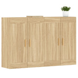 Wall Mounted Cabinets 2 pcs Sonoma Oak Engineered Wood 3197979