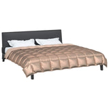 Winter Duvet Gold 220 x 240 cm Satin and Microfiber 42025845