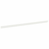 Lawn Edging 20 pcs 102 x 4 x 4 cm Steel White 8008719