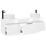 Bathroom Cabinet Set 3 pcs High Gloss White 49 x 44.5 x 66 cm 3405771