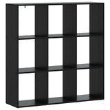 Book Cabinet 102 x 29 x 103.5 cm Engineered Wood Black Oak 8015688