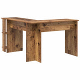 Corner Desk Old Wood 140 x 113.5 x 75 cm Engineered Wood 869560