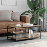 Coffee Table Artisan Oak 90 x 49 x 40 cm Engineered Wood 886244