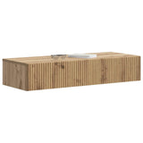 Wall-Mounted Side Table Artisan Oak 87.5 x 34.5 x 17 cm 898504