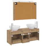 Bathroom Furniture Set 4 pcs Artisan Oak 3406982