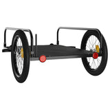 Bike Trailer Black 135x70x37 cm Iron 94203