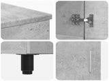 Bathroom Vanity Unit Concrete Grey 60 x 35 x 60 cm 889398