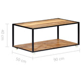 Coffee Table 90x50x40 cm Solid Reclaimed Wood 248104