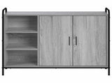 Sideboard Grey Sonoma 98.5 x 33 x 81 cm Engineered Wood 8013857