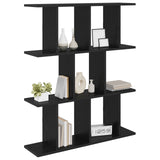 Wall Shelf Black Oak 102 x 20 x 96 cm Engineered Wood 8012213