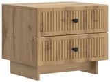 Bedside Cabinet Artisan Oak 43 x 34.5 x 47.5 cm Engineered Wood 893853