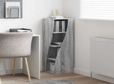 Corner Cabinet Grey Sonoma 32x32x102cm Engineered Wood 889861