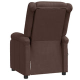 Massage Chair Brown Faux Leather 340164