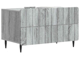 Bedside Cabinet Grey Sonoma 62 x 34.5 x 49.5 cm Engineered Wood 894321