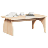 Coffee Table Natural 80 x 50 x 31 cm Solid pine wood 873517