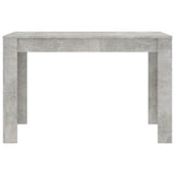 Dining Table Concrete Grey 120x60x76 cm Engineered Wood 800436