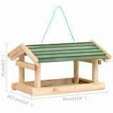 314819 Bird Feeder Solid Wood 35x29,5x21 cm