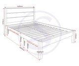 ZNTS Barton 4'6" Bed 200-203-119