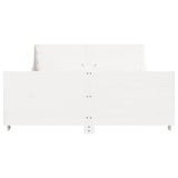 Bed Frame without Mattress White 120x200 cm Solid Wood Pine 850771