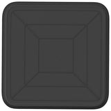 Square Flower Tray 24 pcs Black 32 x 32 x 2.5 cm Plastic 42020377