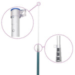 US Flag and Pole 5.55 m Aluminium 3147141