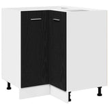 Hanging Cabinet Black Oak 75.5 x 75.5 x 80.5 cm Engineered Wood 863287