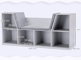 Kids Bookcase Shelf Storage Cabinet Unit, Living Room Sideboard w/ Six Compartments for Toys, Books T3398P347675