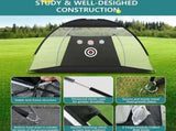 10x7ft Golf Practice Net Golf Hitting Aid Training Driving Chipping Indoor Out 07005470