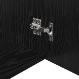 Storage Cabinet 3 pcs Black Oak 3394517