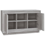 Sideboard Grey Sonona 102x35x60 cm Engineered Wood 831883