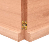 Table Top Light Brown 200x60x cm Treated Solid Wood Oak 3156399