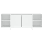 TV Cabinet White 130x35x50 cm Engineered Wood 809584