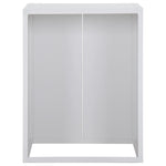 ZNTS Washing Machine Cabinet White 68.5x64.5x88 cm PVC 340986