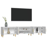 TV Cabinet White 180x31.5x40 cm Engineered Wood 816256
