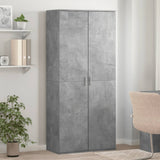Shoe Cabinet Concrete Grey 80x39x178 cm Engineered Wood 3276675