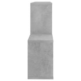 Wall Shelf Concrete Grey 100x18x53 cm Engineered Wood 807164