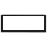 Wall Shelves 6 pcs Black Oak 60 x 15 x 23 cm Engineered Wood 862647
