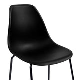 Bar Set Black MDF, Plastic, Powder-Coated Steel Ergonomic Bar Set 279922