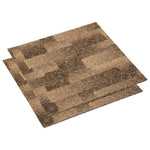 Floor Carpet Tiles 20 pcs 5 m² Brown 331490