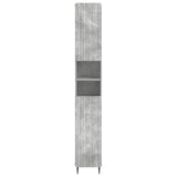 Bathroom Cabinet with Open Shelf ZWOLLE Concrete Grey 896378