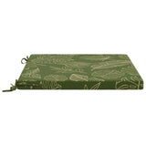 4-Piece Seat Cushions SOEST 4 pcs 100% Polyester Leaf Design 945036