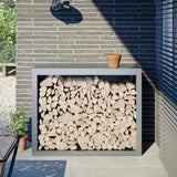 Firewood Rack 100x40x80 cm Galvanised Steel 850980