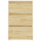Bedside Cabinet 40x29.5x64 cm Solid Pine Wood 808083