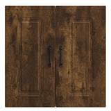 Kitchen Wall Cabinet Kalmar Smoked Oak Engineered Wood 853582