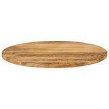 Table Top 80x3.8 cm Round Solid Wood Mango 370067
